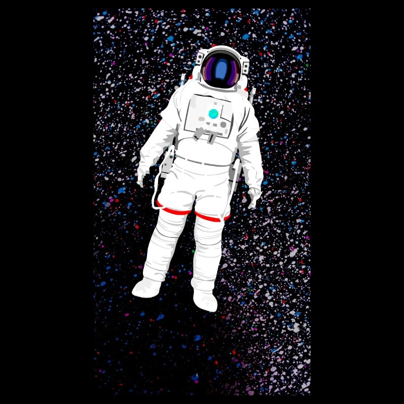 An astronaut in space