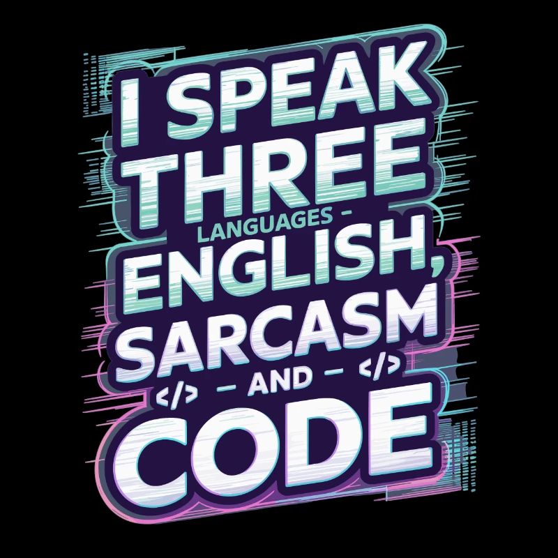 Ich Spreche Drei Sprachen Englisch Sarkasmus-code