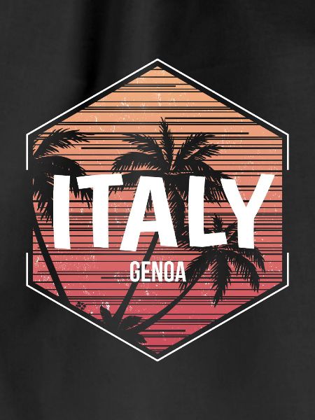 Genoa Beach Vacation Souvenir