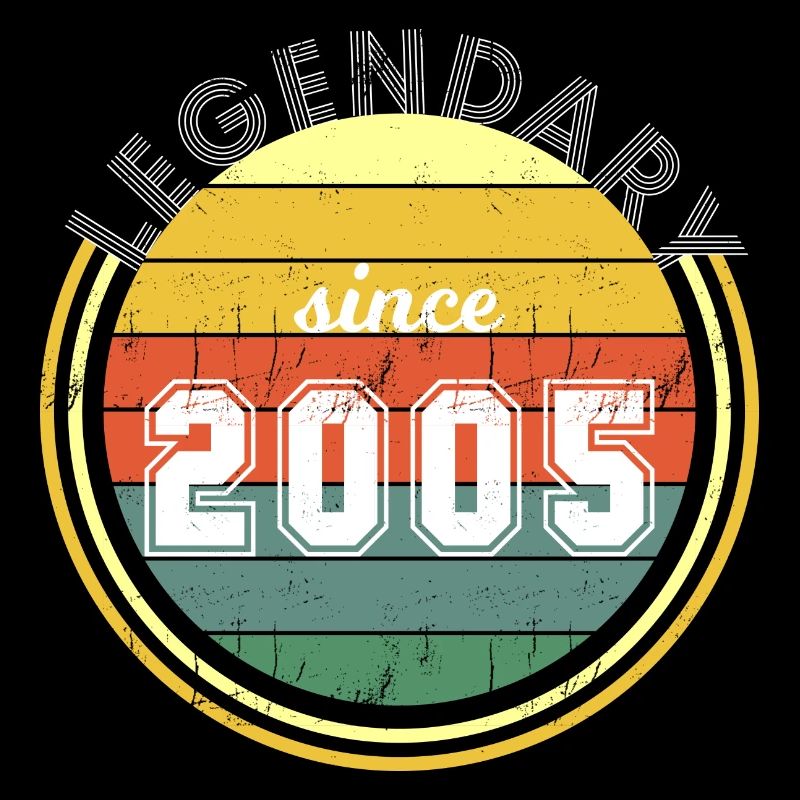 Vintage Legendary since 2005 Geburtstag Retro