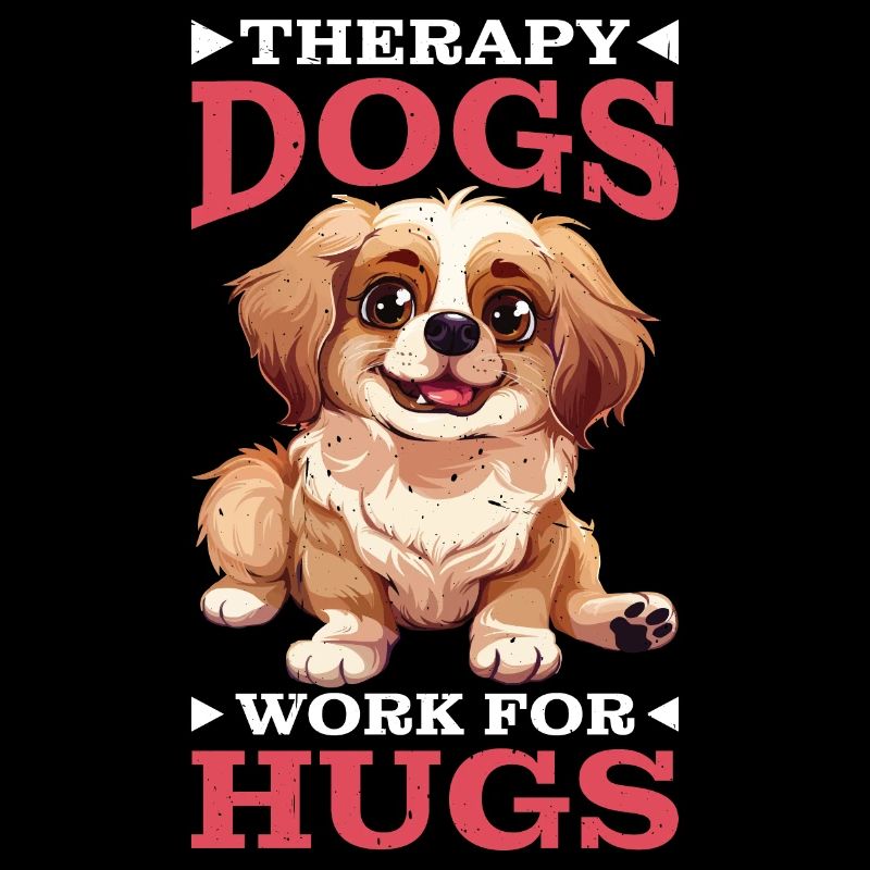 Therapy Dogs Work For Hugs