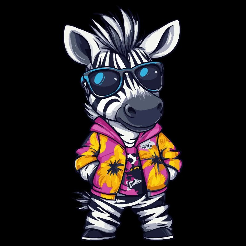 Zebra Comic Lustig Sommer