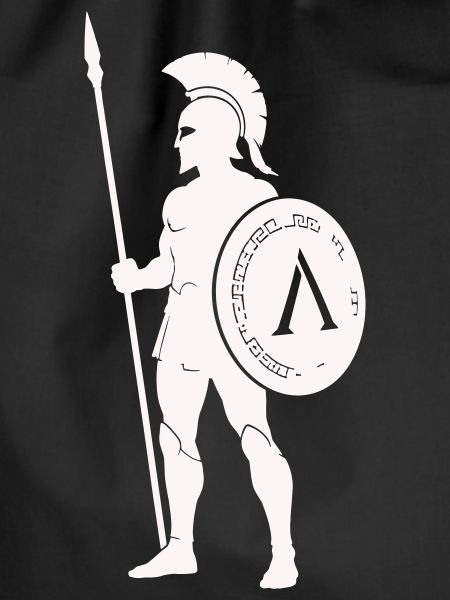 Spartan Warrior with Shield