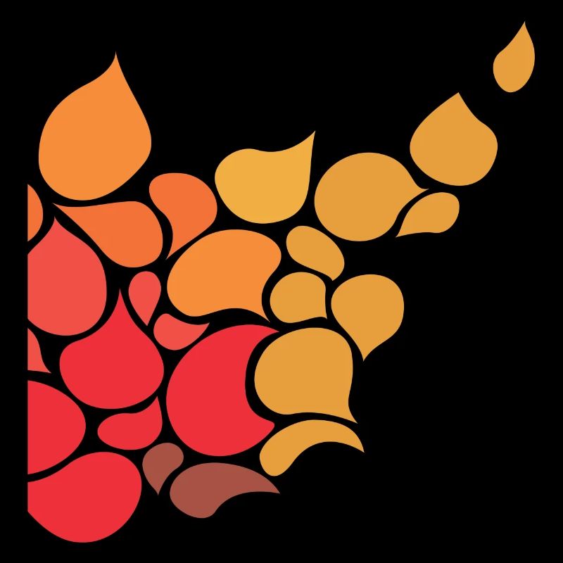 Stylisches Muster Wassertropfen