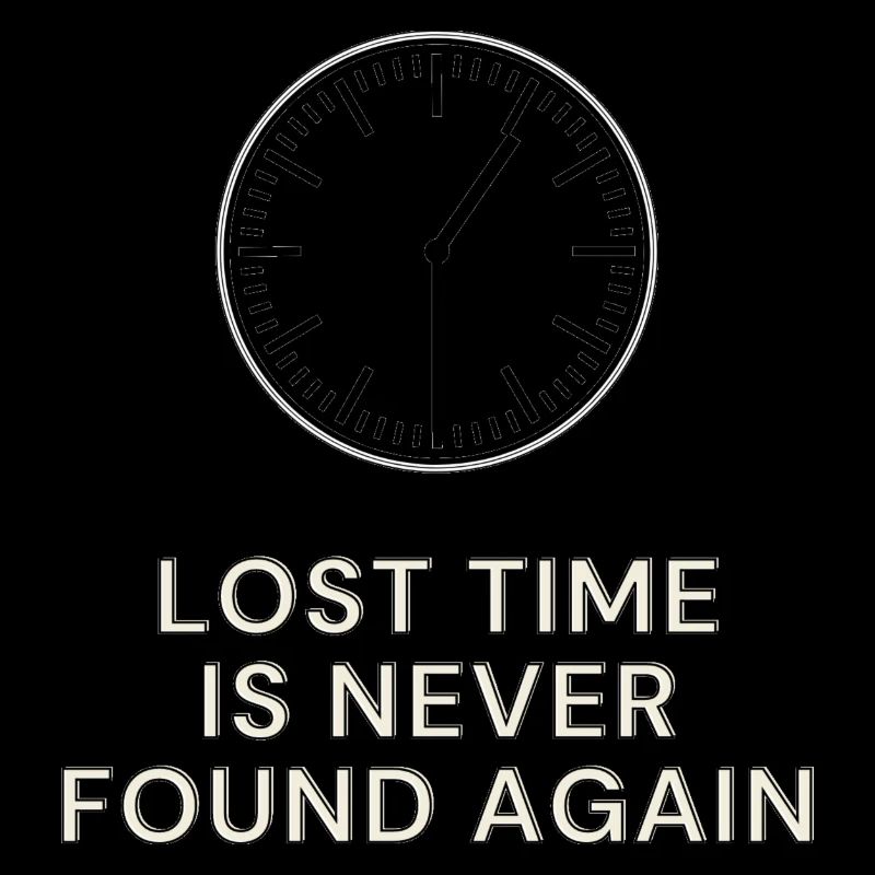 Lost Time is never found again