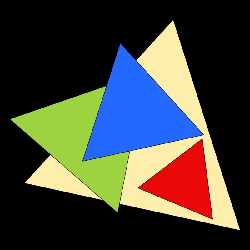Colourful Geometric Triangle