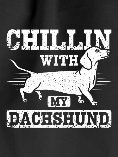Chillin with my dachshund