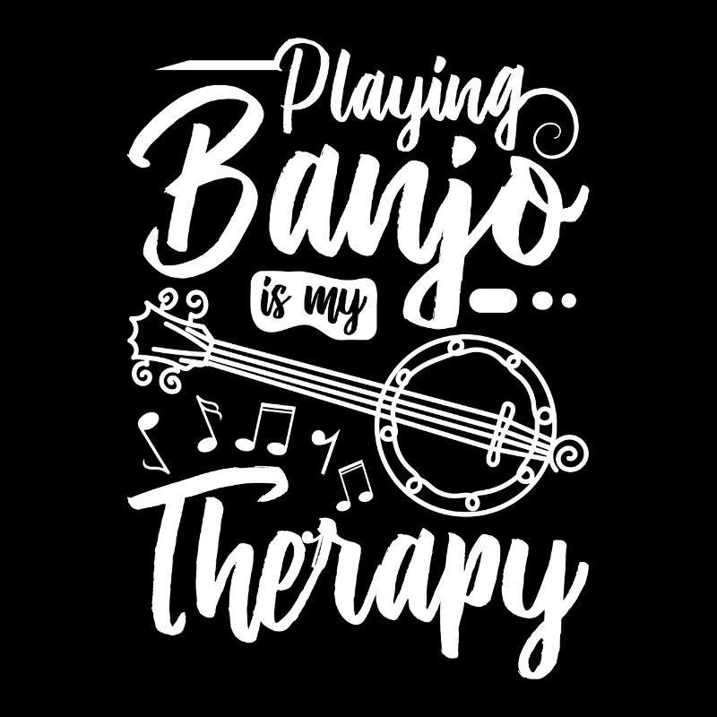 Playing banjo is my therapy