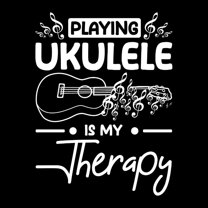 Playing ukulele is my therapy