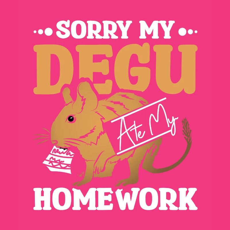 Désolé mon octodé a mangé mes devoirs