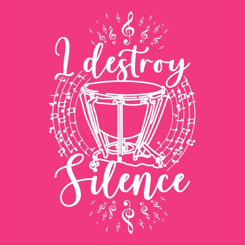 I destroy silence playing Timpani