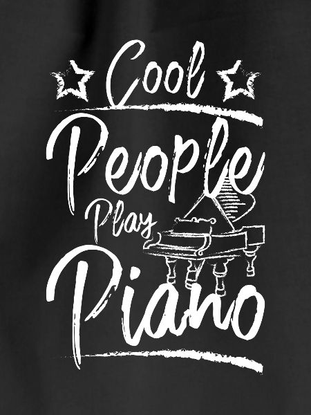 Cool people play piano
