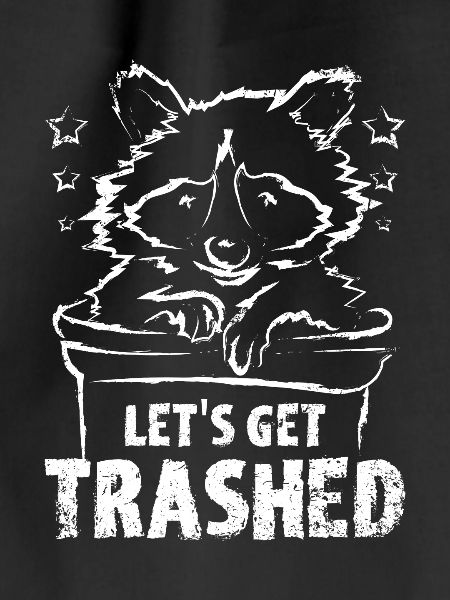 Let's get trashed raccoon
