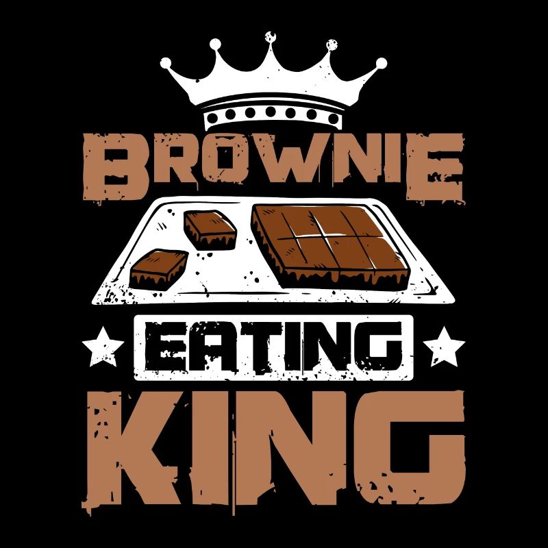 Brownie eating King
