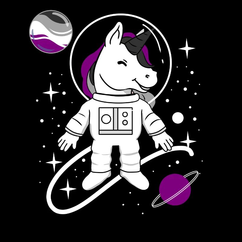 Einhorn Astronaut Ace Pride