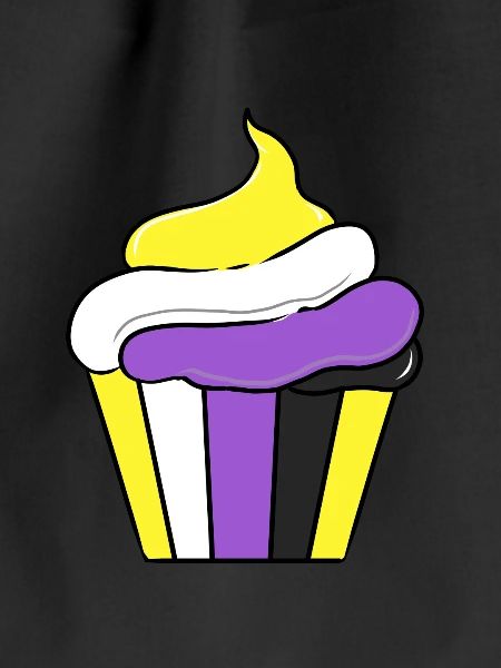 Nonbinary Cupcake Nonbinary Pride