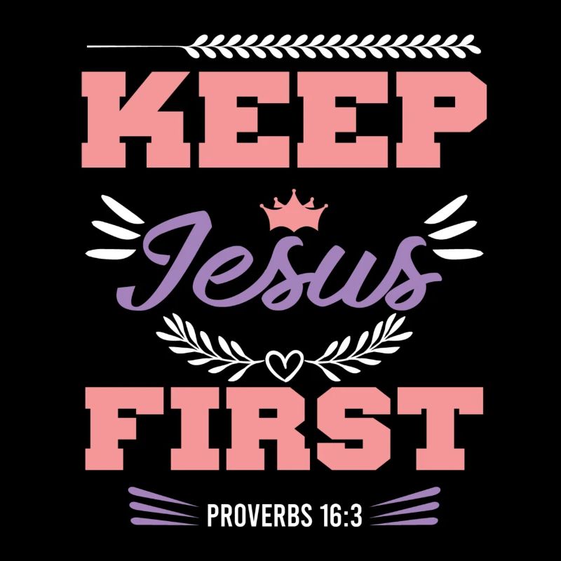 jesus first bibelvers spruch