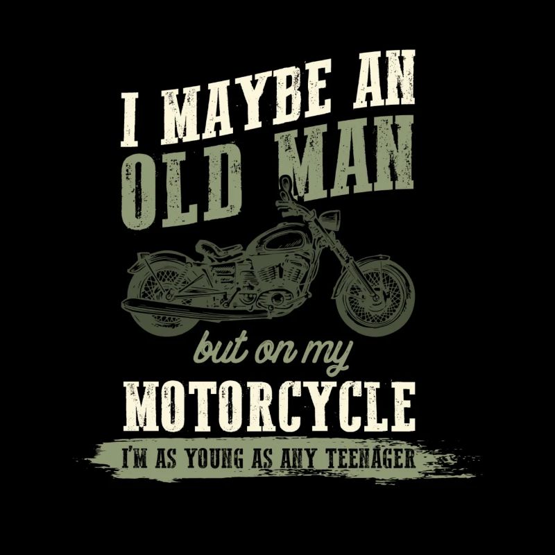 Motorcycle Old Man