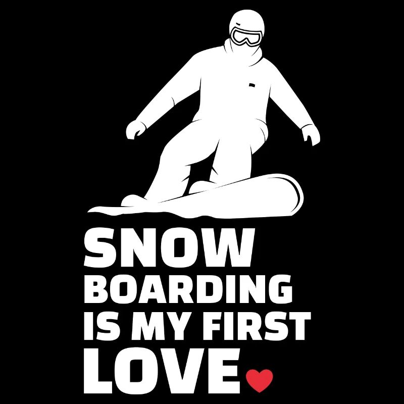 J’adore le snowboard Snowboard élégant