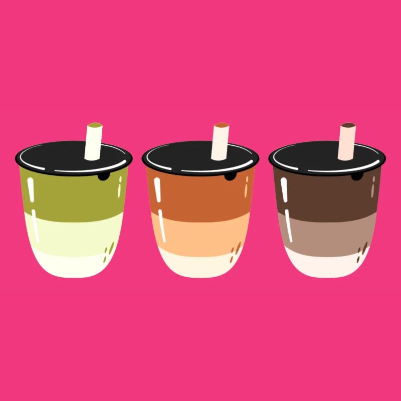 Bubble Tea - Boisson - Création de logo