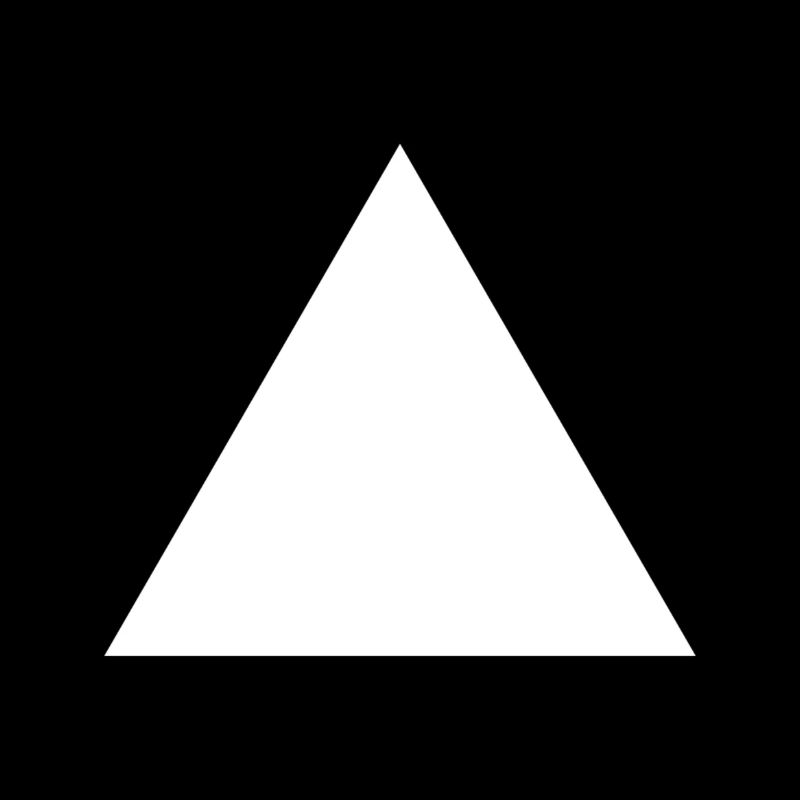 Triangle Triangle Blanc