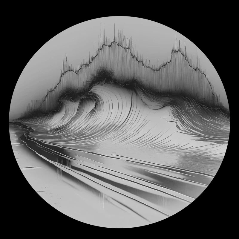 Waveolution - WAVES & WAVS black and white
