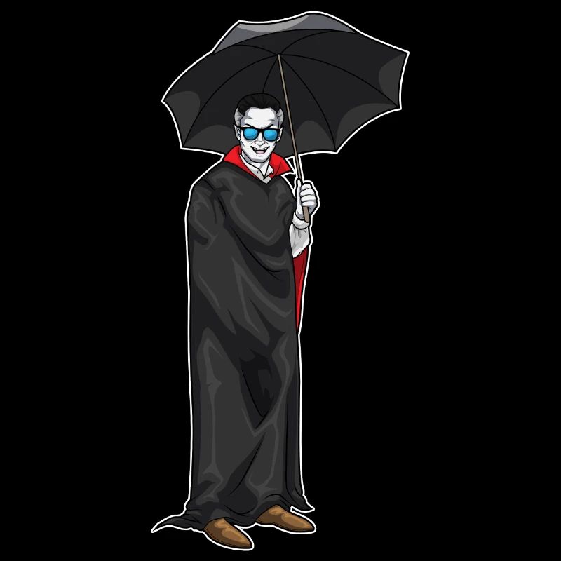 Vampir Halloween Regenschirm