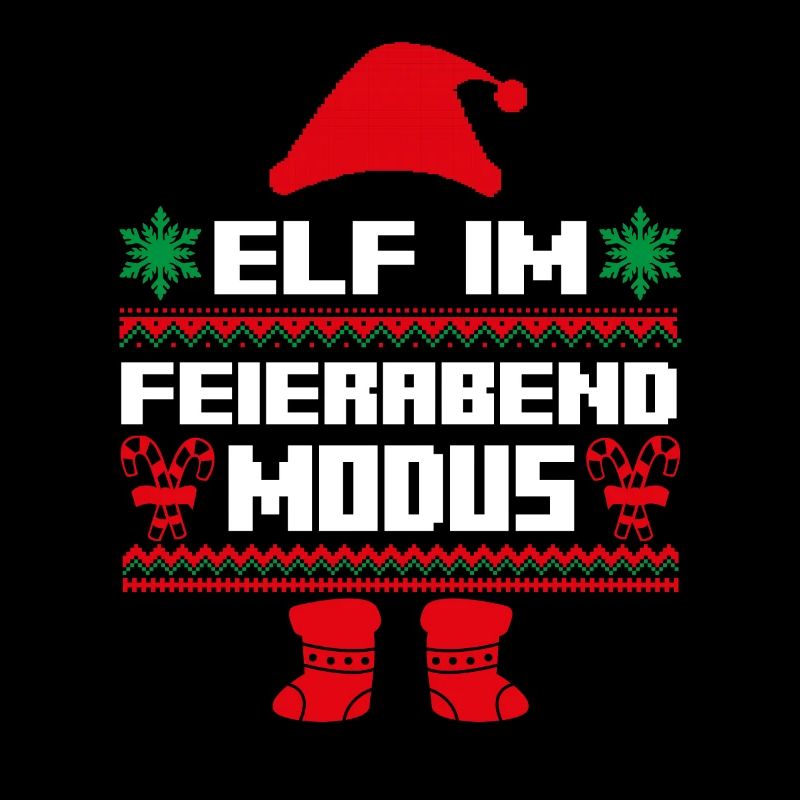Elfe de Noël Elfe de Noël après le travail