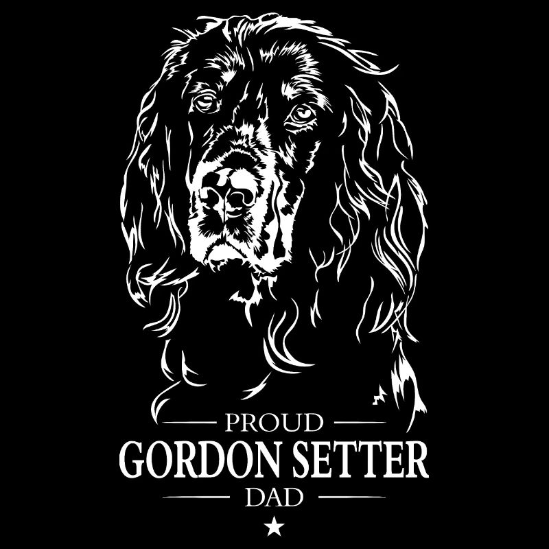 Gordon Setter Dad Hunde Hund Jagdhunde Wilsigns