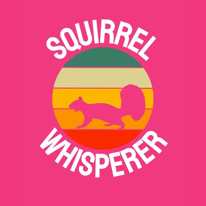 Retro Eichhörnchen Flüsterer