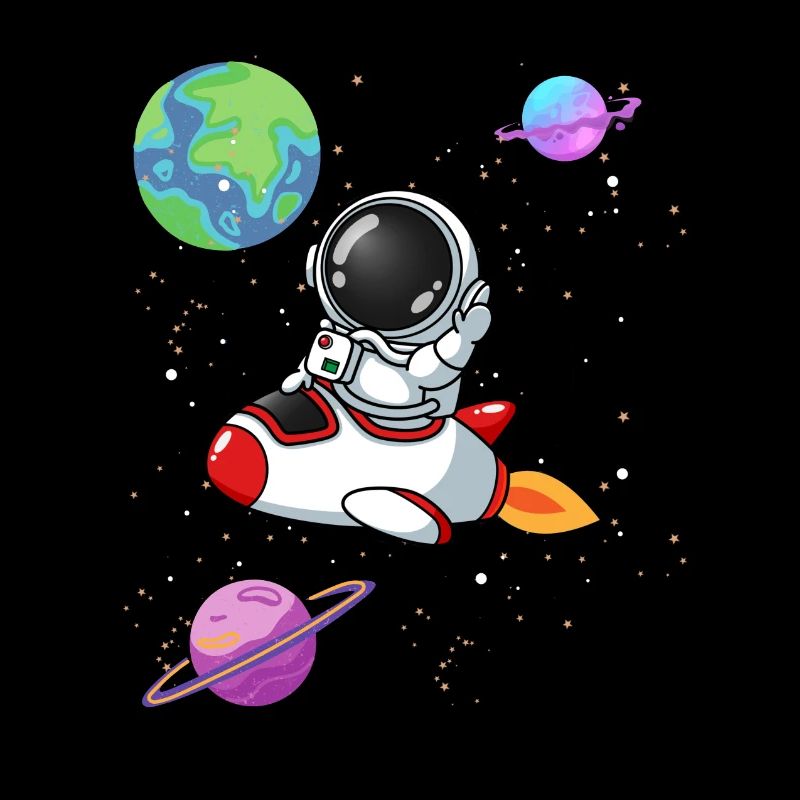 Astronaute Rocket Planet Space Astronomie