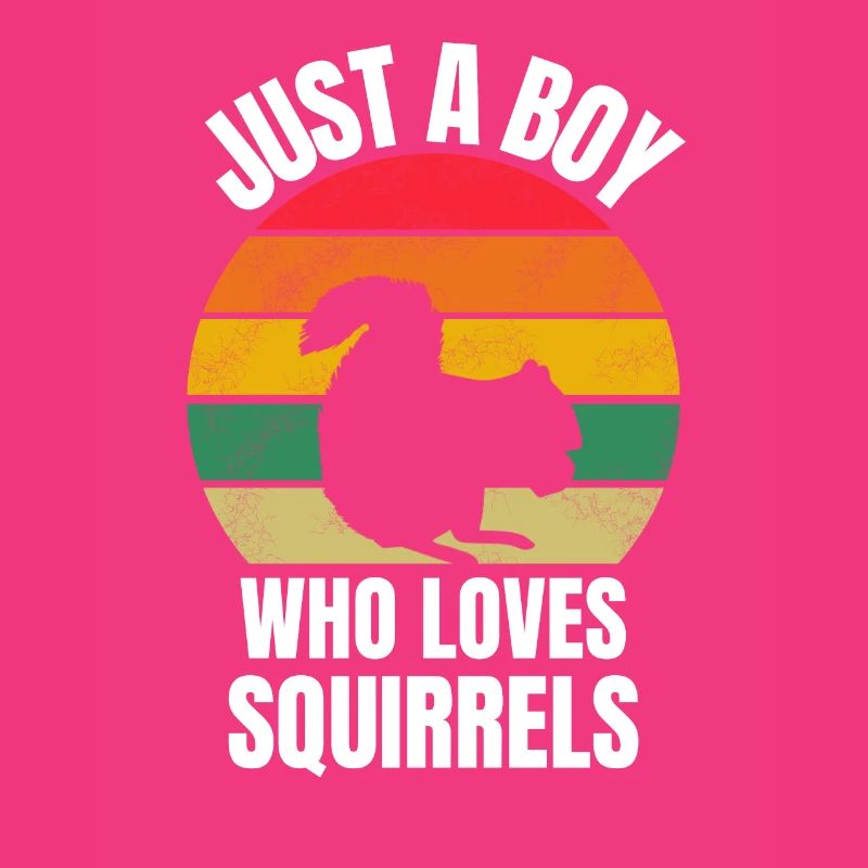 Retro Junge Eichhörnchen