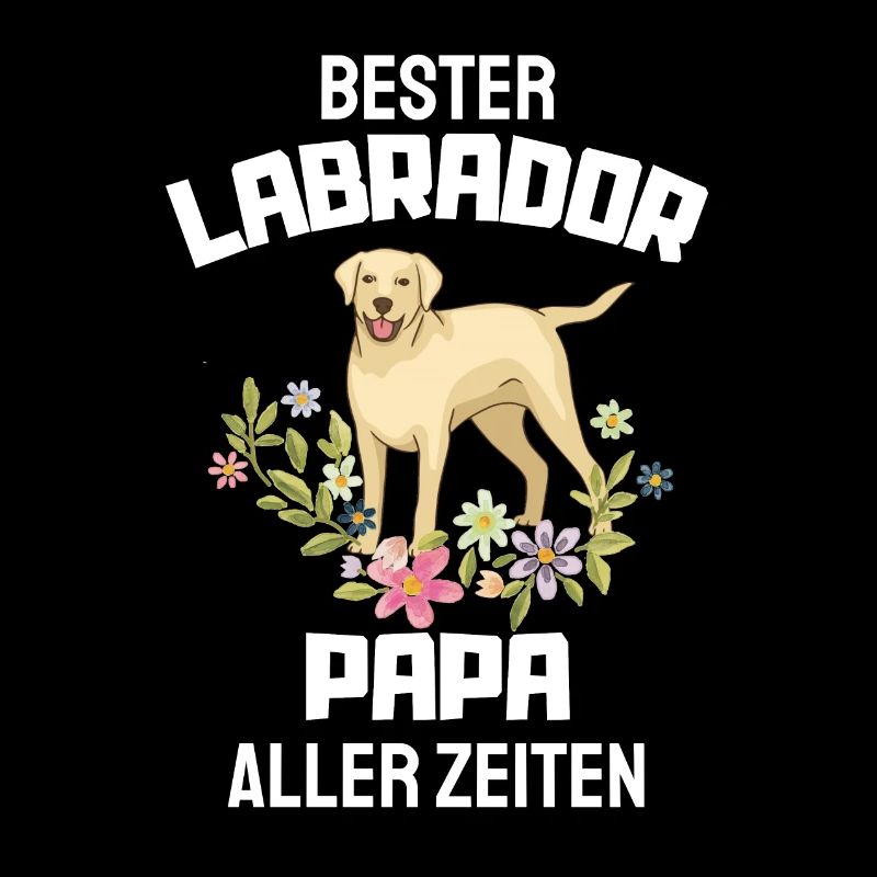 Blumen Hunde Papa Labrador