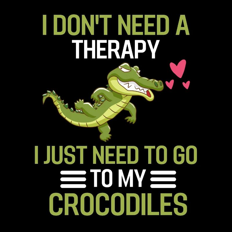 Alligator Therapy Animal Predator Gift Crocodile