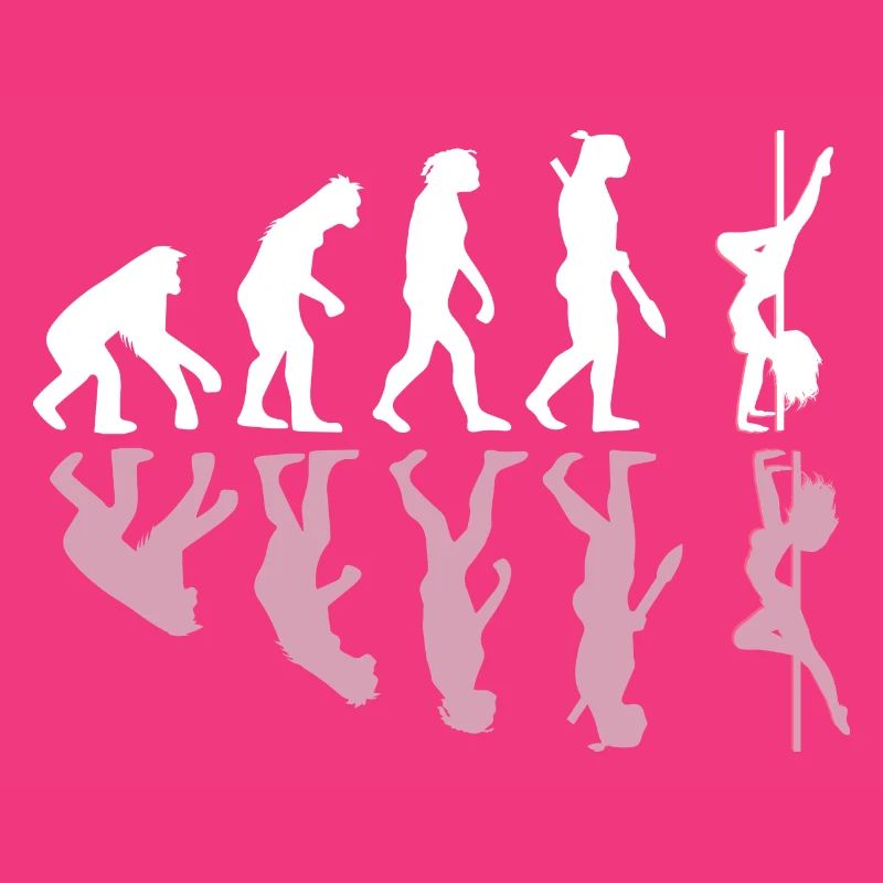 Pole Dance Evolution Geschenk Schatten