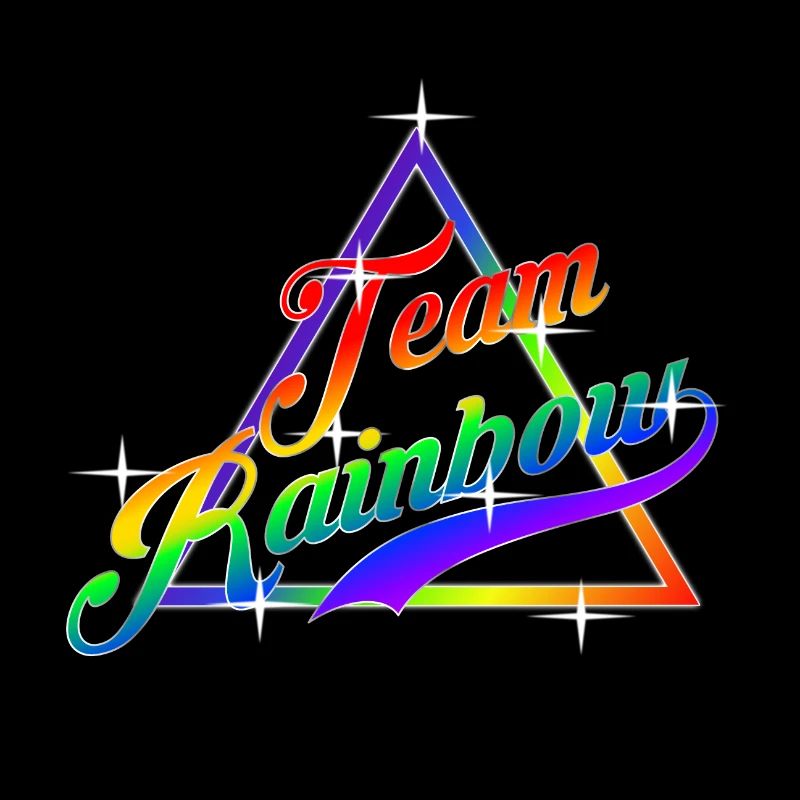 Team Rainbow Triangle Gay Pride LGBT