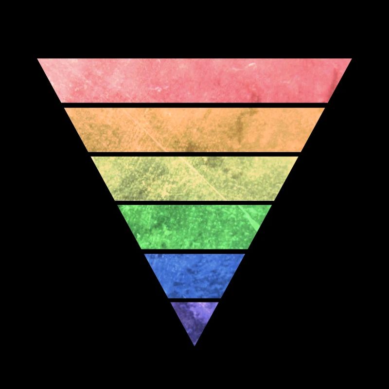 LGBT Triangle Dreieck Gay Pride CSD Regenbogen