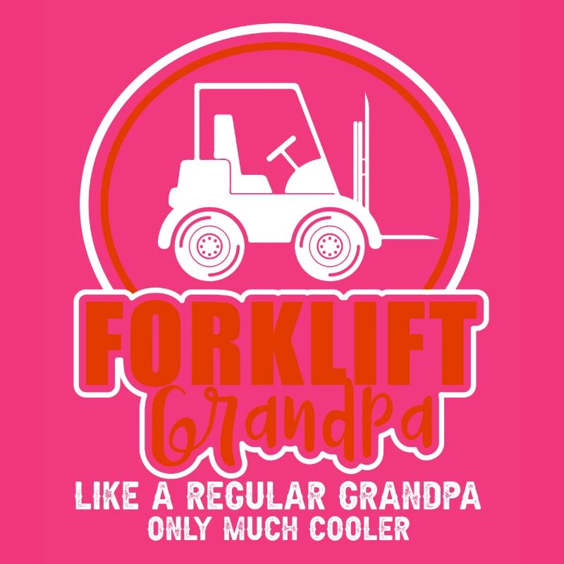 Forklift driver operator funny design