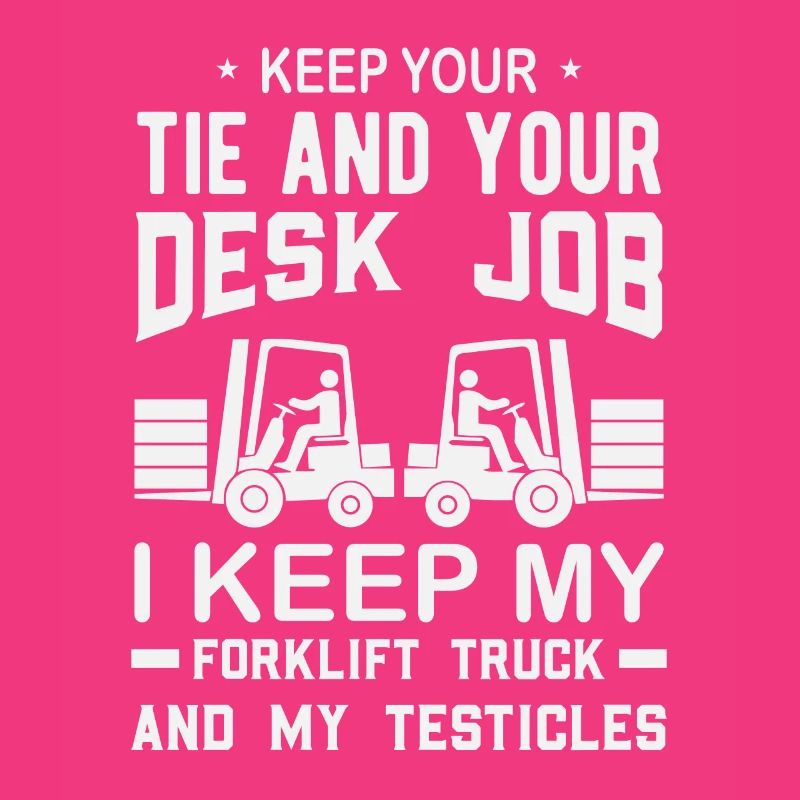 Forklift driver operator funny design