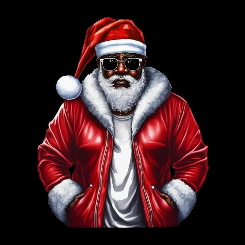 Weihnachtsmann Schwarzer Weihnachtsmann