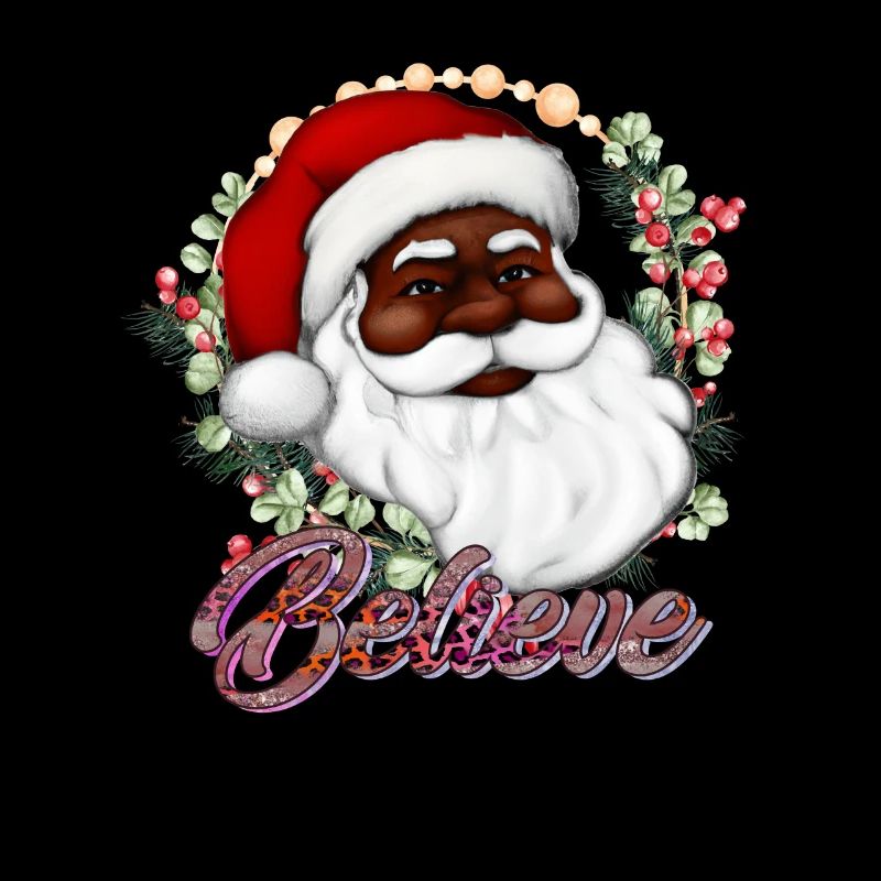 Weihnachtsmann Schwarzer Weihnachtsmann