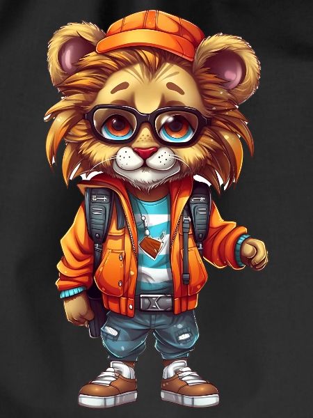 Cute Lion Cartoon