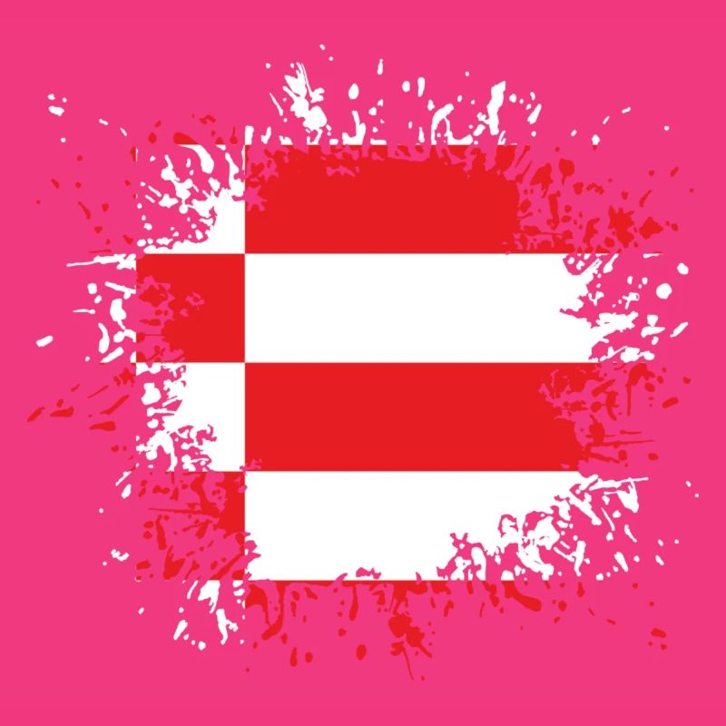 Drapeau de Brême éclaboussures de taches de couleur