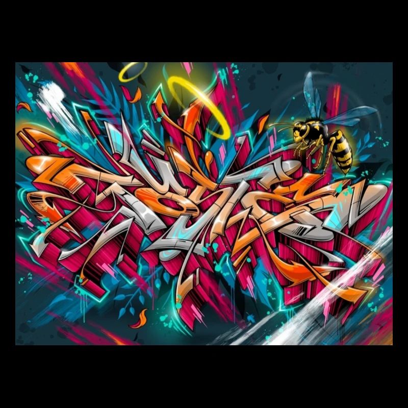 Buntes Graffiti