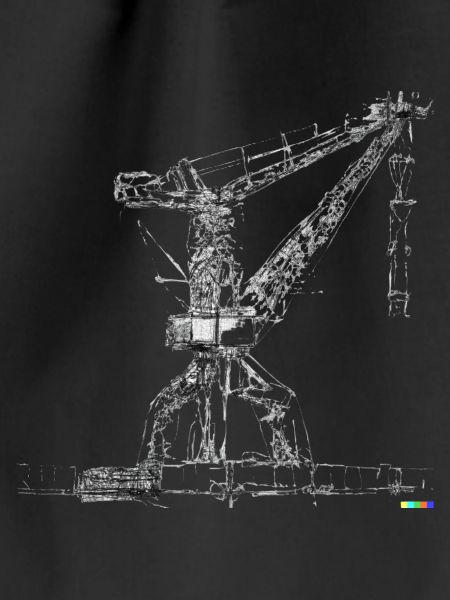 Port crane drawing