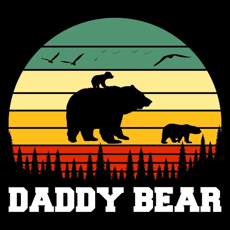 Daddy Bear climb the Mountain in Forest der Bär