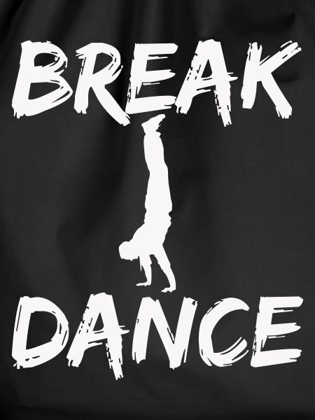 Breakdance Silhouette Motif