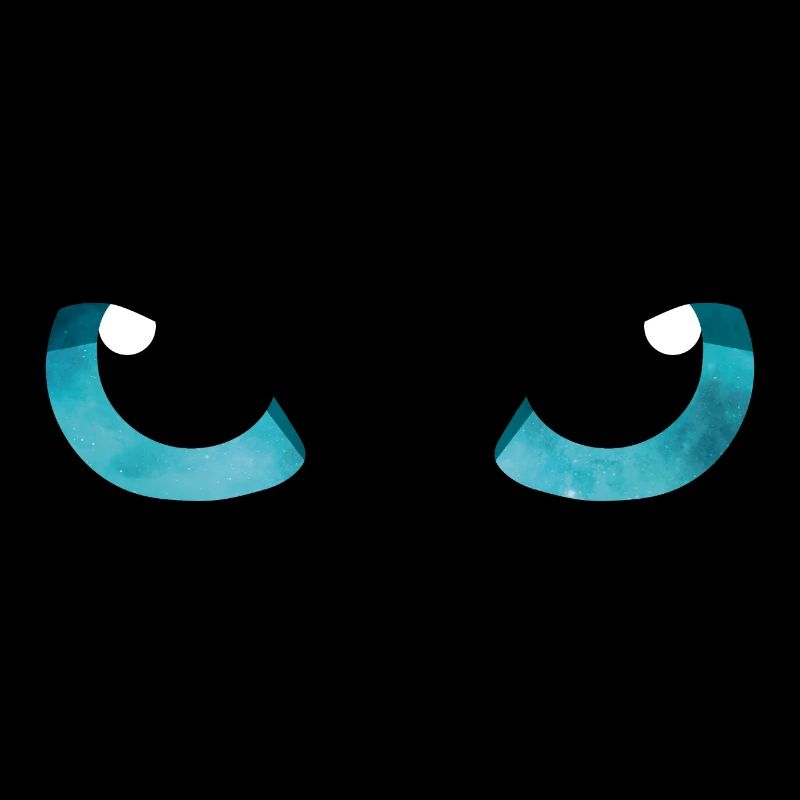 Yeux de chat Bleu