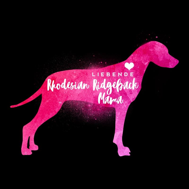 Liebende Rhodesian Ridgeback Mama