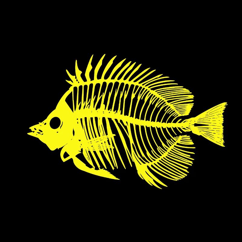 Fish neon yellow